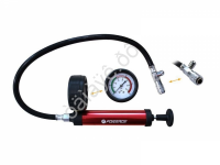 Насос ручной с манометром для тестирования герметичности систем охлаждения(0-2,5bar) Forsage