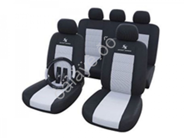 Чехлы на сиденья 12пр., черно-серые М5 , Sport series /1/10_