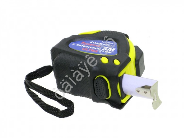 Рулетка 5м,25мм с автостопом Ultra,МАЯКАВТО™ 1/180_