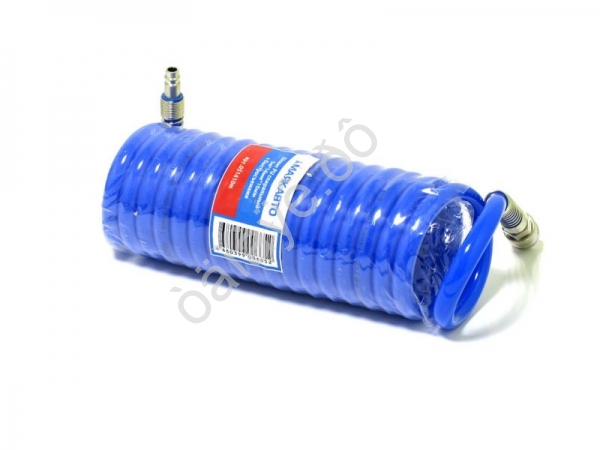 Шланг PU спиральный 5м*14мм*10мм с быстросъемами МАЯКАВТО™/1/42_ Шланг PU спиральный 5м*14мм*10мм с быстросъемами МАЯКАВТО™/1/42_