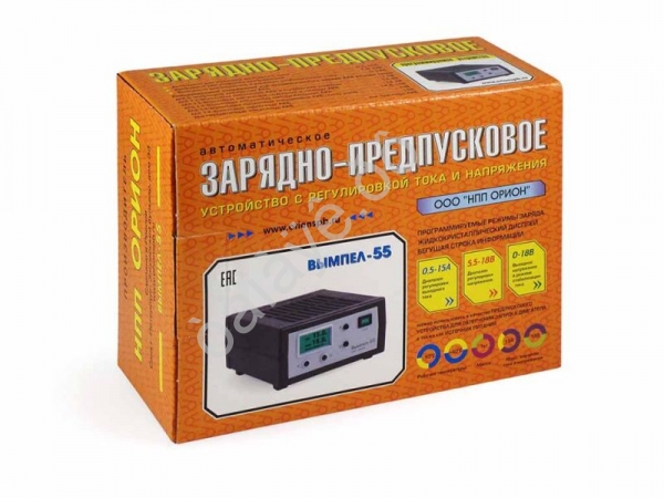Зарядное устройство Вымпел-55 0-18А-12В ЖК ампер