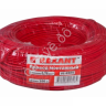 Провод  одинарный (0,75) REXANT красный (100м) 1/10