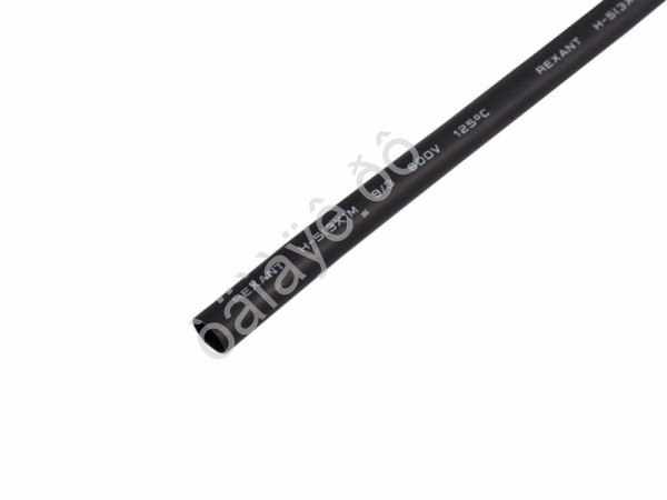 Термоусадочная трубка клеевая  9мм REXANT черная  (10м) /1/20