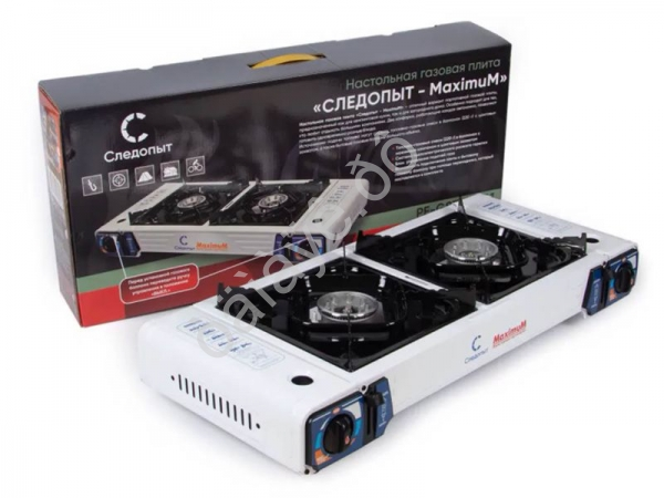 Плита газовая "Следопыт - MaximuM", двойная (с переходником)