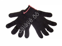 Перчатки х/б 10кл. 5-нитка чёрные /10/400