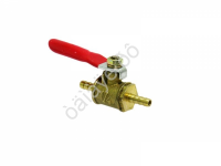 Кран шаровой елочка/елочка Ø4мм латунь