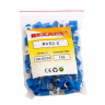 Клемма с изол. кольцо REXANT Ø5,3мм (100шт) Клемма с изол. кольцо REXANT Ø5,3мм (100шт)