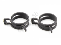 Хомут 29х12 пружинный черный для патрубков и шлангов "Маяк" (2шт.) МАЯК