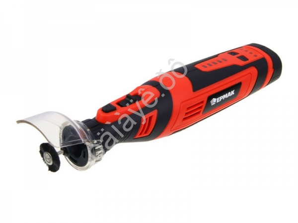 Гравер аккумуляторный 8В, 2А-Ч, рег.об, набор аксессуаров 126 пр. ЕРМАК