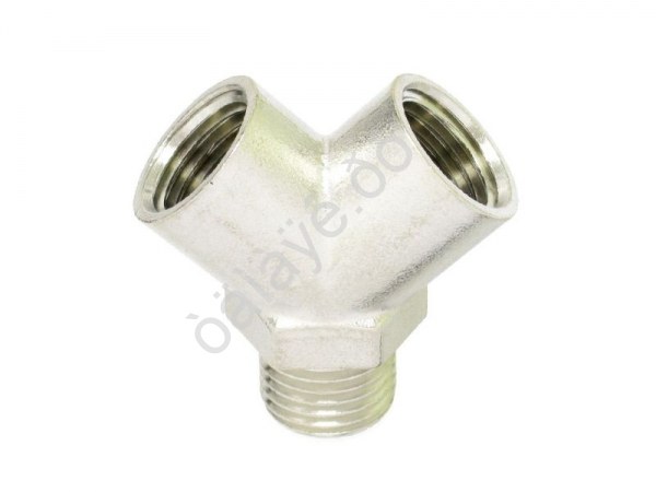 Фитинг -тройник Y-обр 1/4"  П-М-М