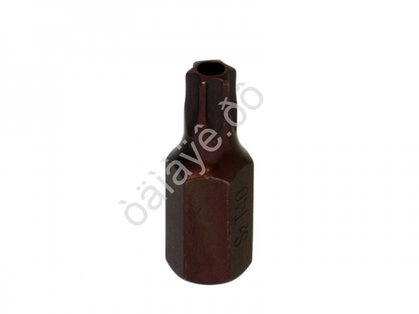 Бита Т40 TORX, 6 лучей, L=30mm с отверстием МАЯКАВТО™ 1/10/80/800_ Бита Т40 TORX, 6 лучей, L=30mm с отверстием МАЯКАВТО™ 1/10/80/800_