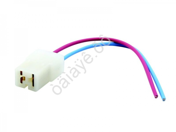 Колодка (разъем) гнездовой 2 контактный, межжгутовый, серии 6.3, провода 1,0 мм².  для а/м ВАЗ,ГАЗ,УАЗ AVY-0185 /10