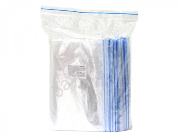 Пакеты с замком типа ZIP LOCK 25х35см 35мкм (017Р) (100шт/уп) 1/10/40