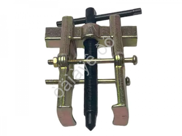 Съемник подшипников 2-х лапый 75 мм раздвижной ф38-65мм со стяжкой (жёлтый) ДЕЛО МАСТЕРА