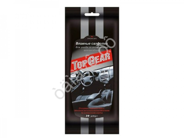 Салфетки влажные Top Gear для салона /1/32