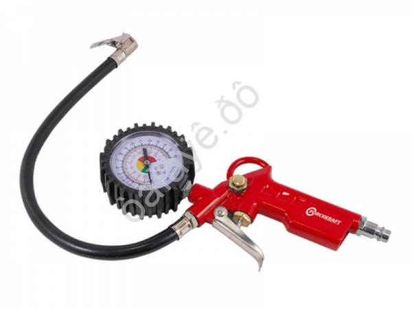 Пистолет для подкачки шин с аналоговым манометром и шлангом (0-16Bar), в блистере FORCEKRAFT Пистолет для подкачки шин с аналоговым манометром и шлангом (0-16Bar), в блистере FORCEKRAFT